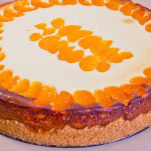 Saftiger Käsekuchen mit Mandarinen