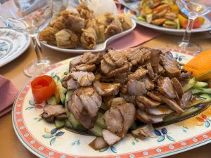 Bild zeigt asiatisches Schweinefleisch.