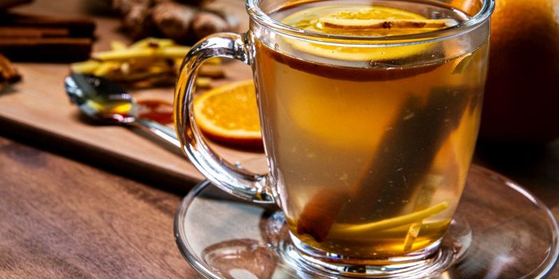 Orangen-Ingwer Tee Vitaminbombe